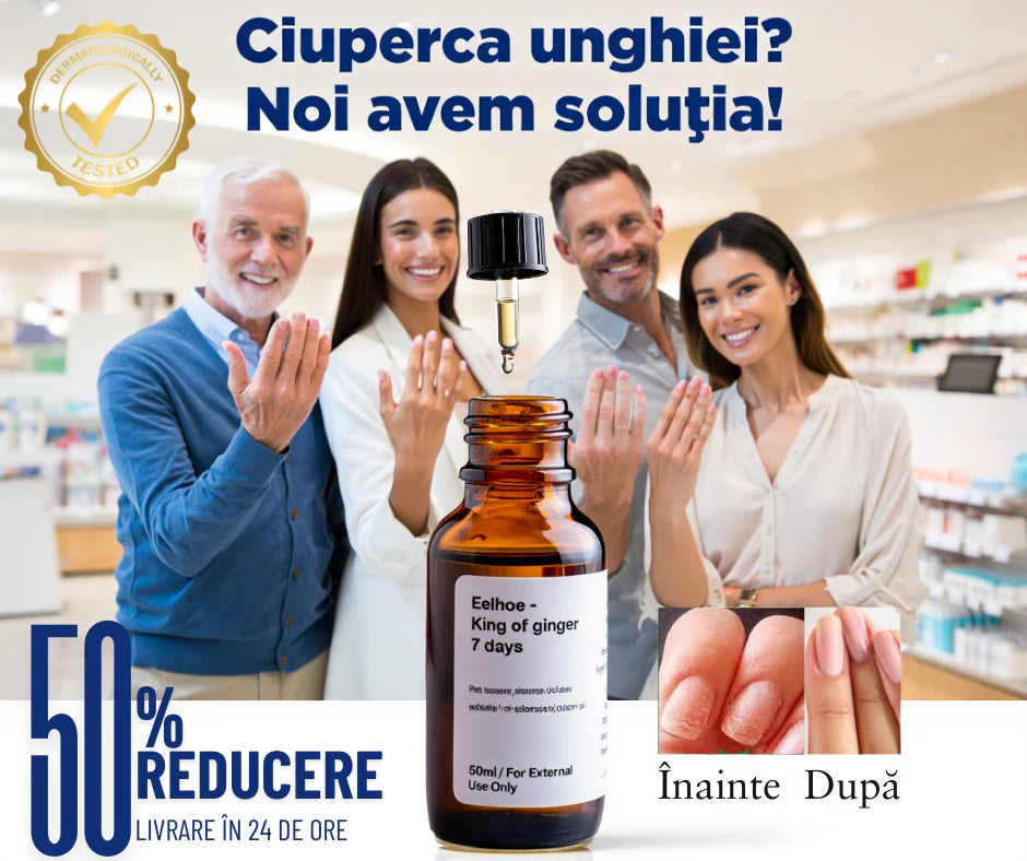 Tratament Rapid pentru Ciuperca Unghiei FungusCLEAR™