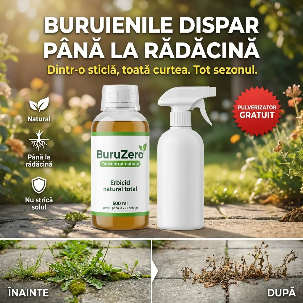 BuruZero™ — Gata cu sapa. Curtea curată tot sezonul.